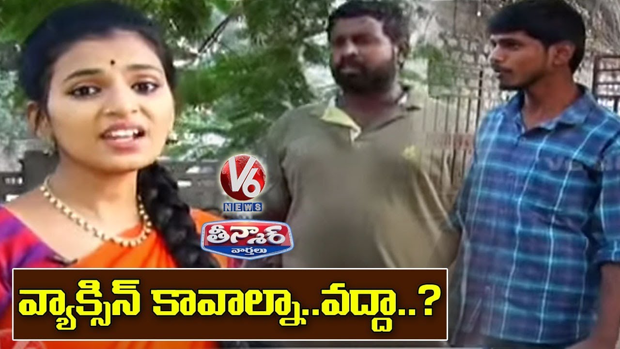Teenmaar Padma Chit Chat With Public Over Corona Vaccine | V6 News