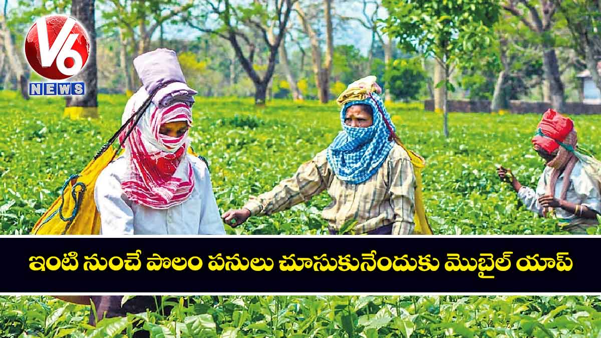 ఇంటి నుంచే పొలం పనులు చూసుకునేందుకు మొబైల్ యాప్
