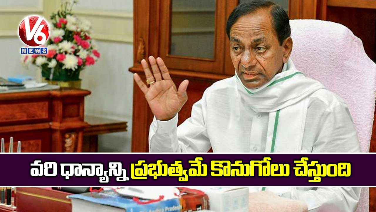 వరి ధాన్యాన్ని ప్రభుత్వమే కొనుగోలు చేస్తుంది