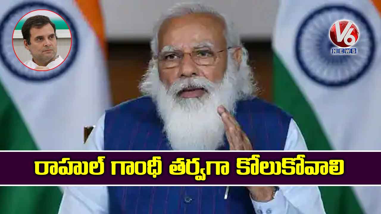 రాహుల్ గాంధీ తర్వగా కోలుకోవాలి