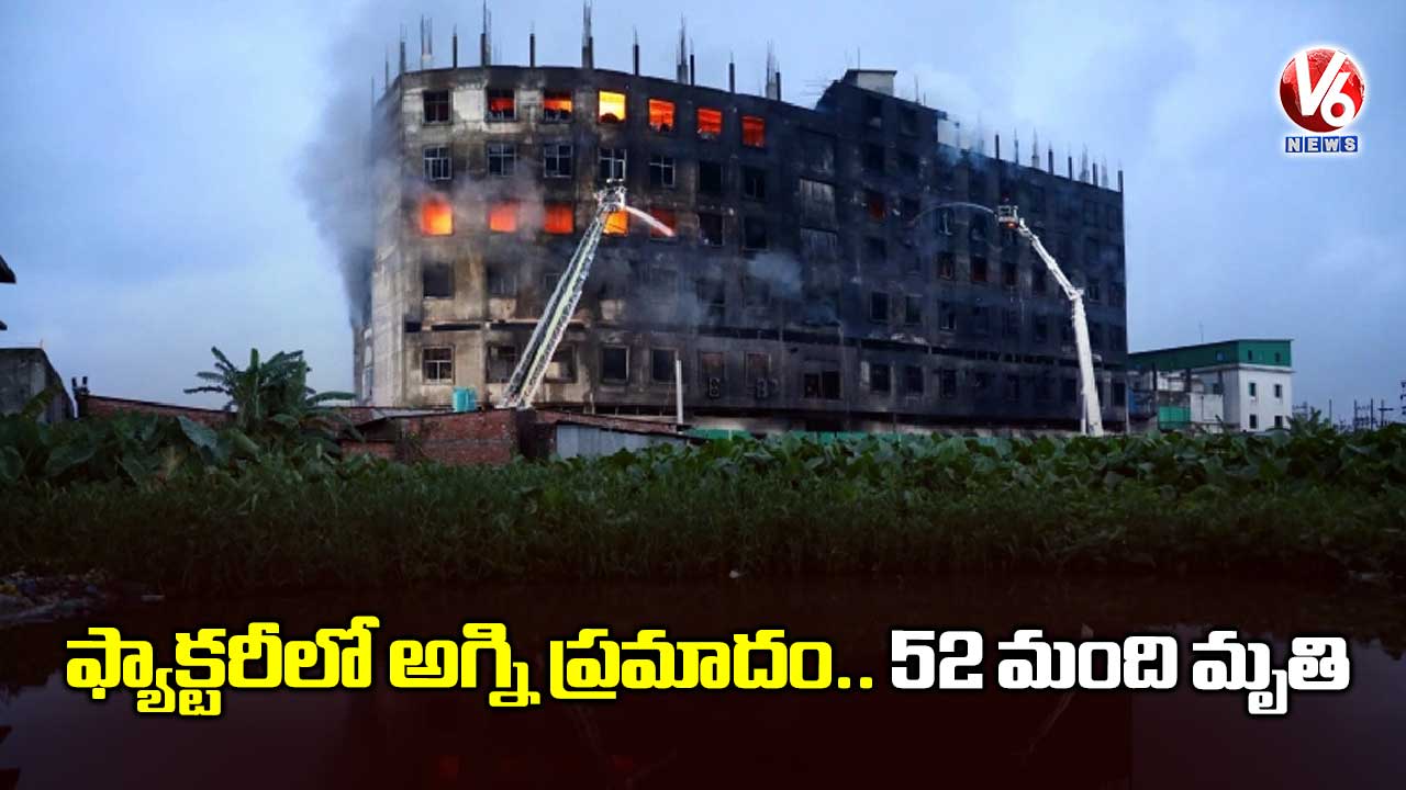 ఫ్యాక్టరీలో అగ్ని ప్రమాదం.. 52 మంది మృతి