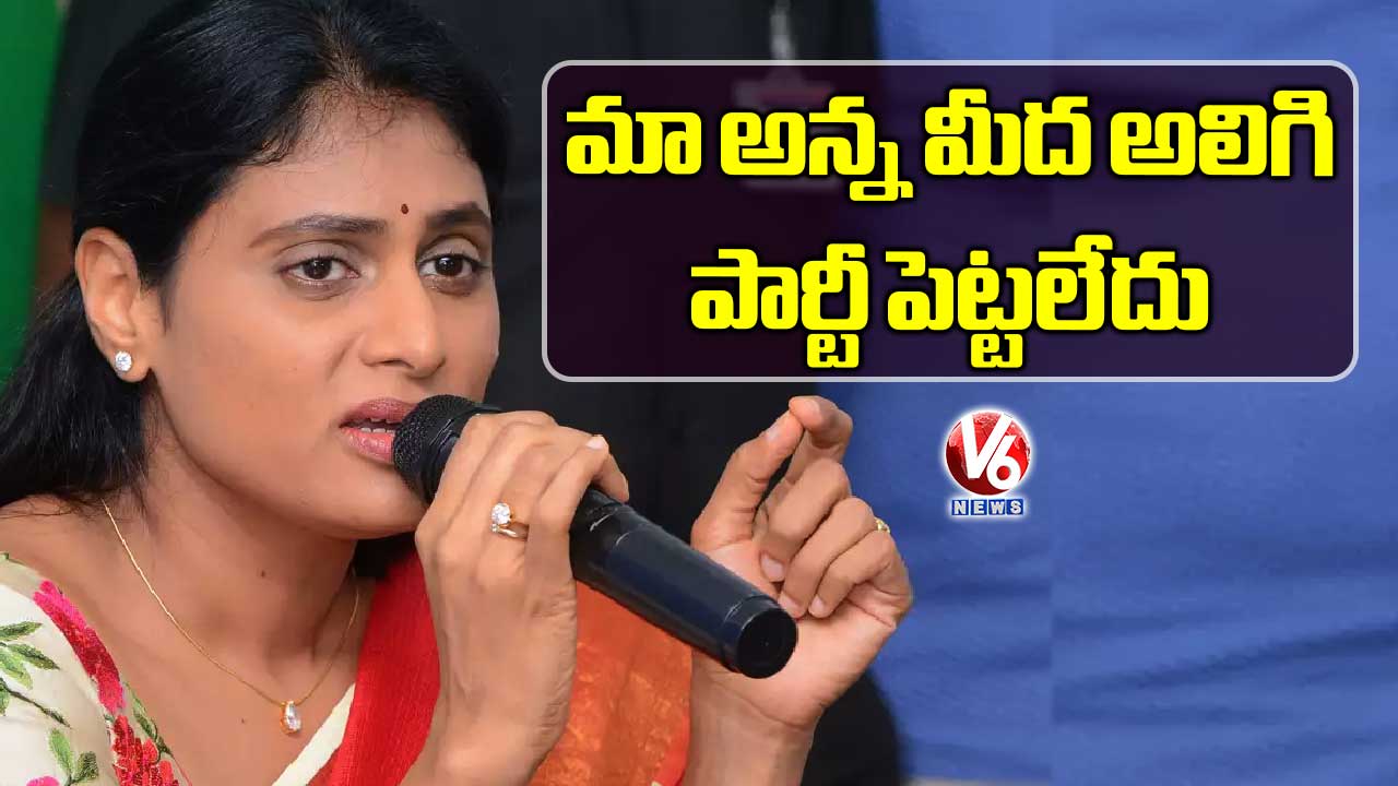 మా అన్న మీద అలిగి పార్టీ పెట్టలేదు