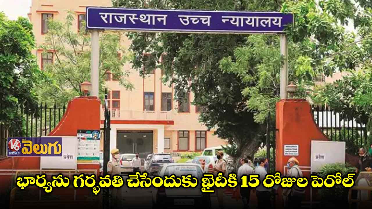 భార్యను గర్భవతి చేసేందుకు ఖైదీకి 15 రోజుల పెరోల్