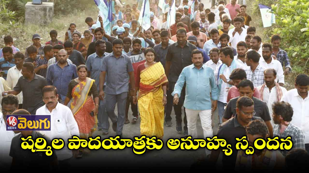 47వ రోజు కొనసాగుతోన్న షర్మిల పాదయాత్ర