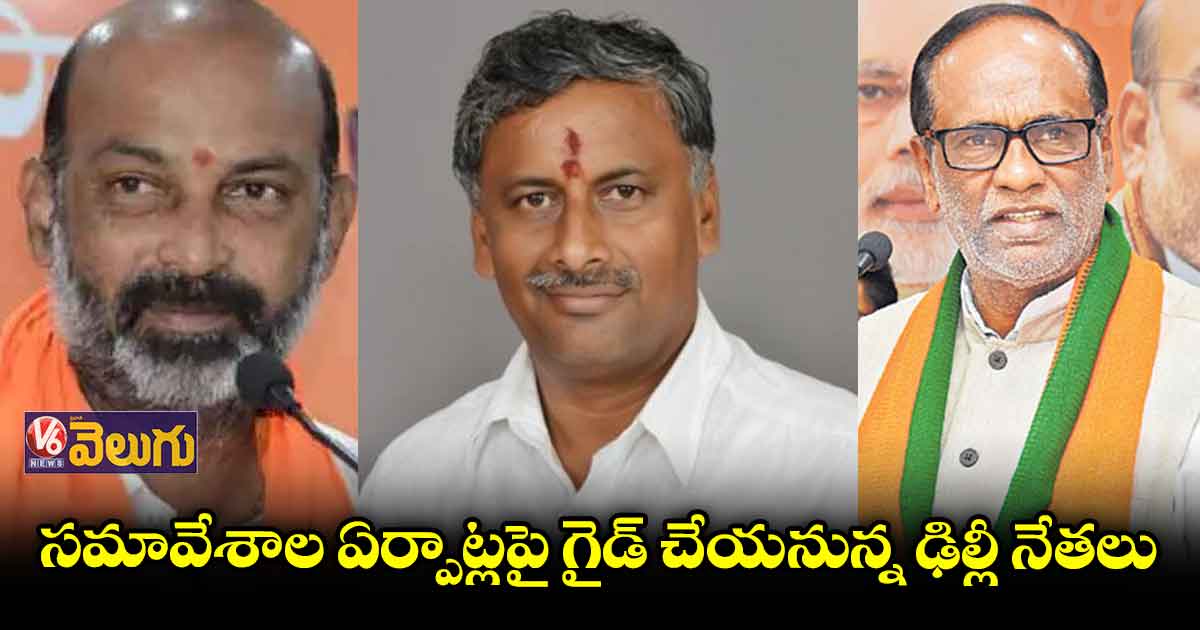 బీజేపీ జాతీయ కార్యవర్గ సమావేశాల కోసం స్టీరింగ్ కమిటీ