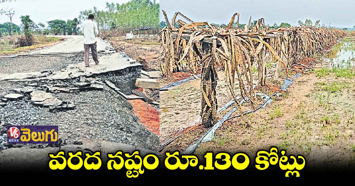 నీట మునిగిన పంటలు..రైతులకు కోలుకోలేని దెబ్బ 