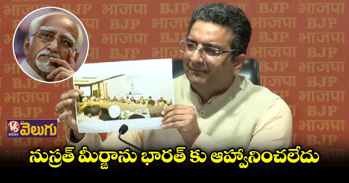 అన్సారీపై బీజేపీ విమర్శల దాడి..పాక్ జర్నలిస్టుపై ఆగ్రహం