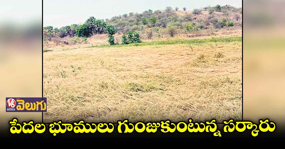 పేదల భూములు.. సర్కారు ఆక్రమణ