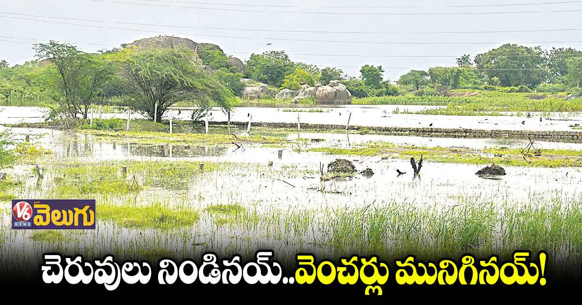 వరుస వానలకు ఓరుగల్లులో బయటపడ్డ ఆక్రమణలు