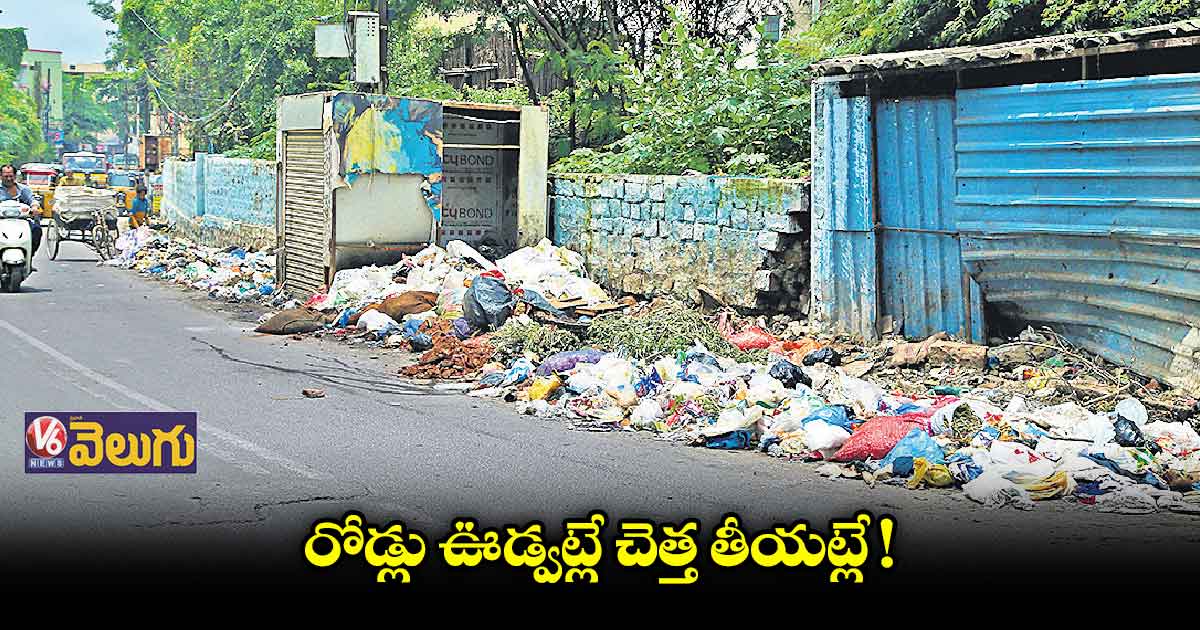 ఎక్కడికక్కడ పేరుకుపోతున్న చెత్త కుప్పలు