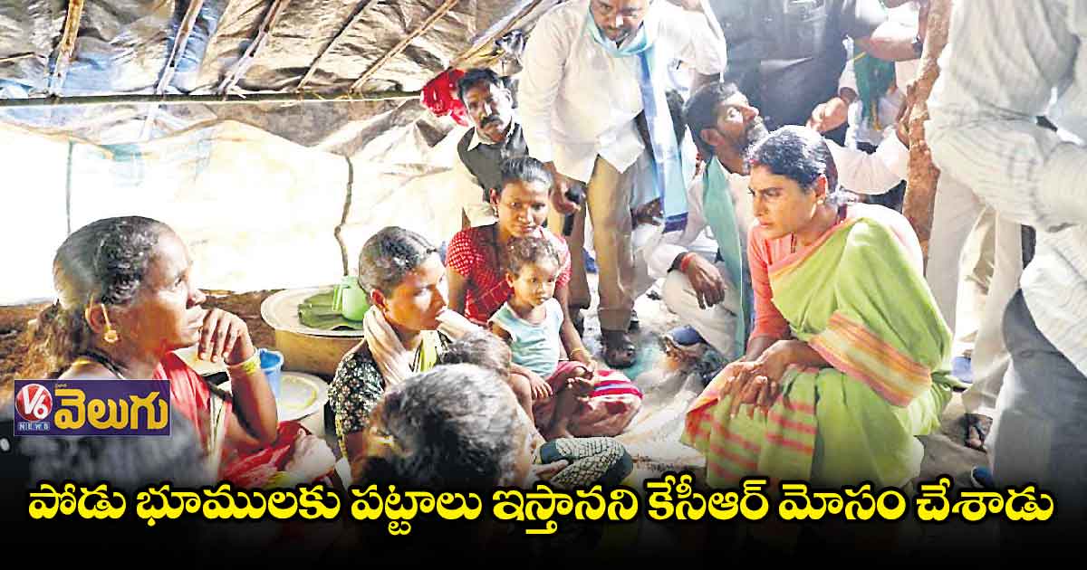 సీఎం ఉన్నా లేనట్లే : షర్మిల