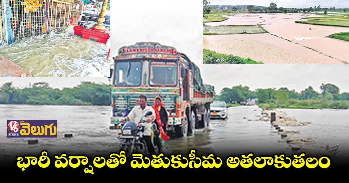 ఉధృతంగా ప్రవహిస్తున్న మంజీరా నది