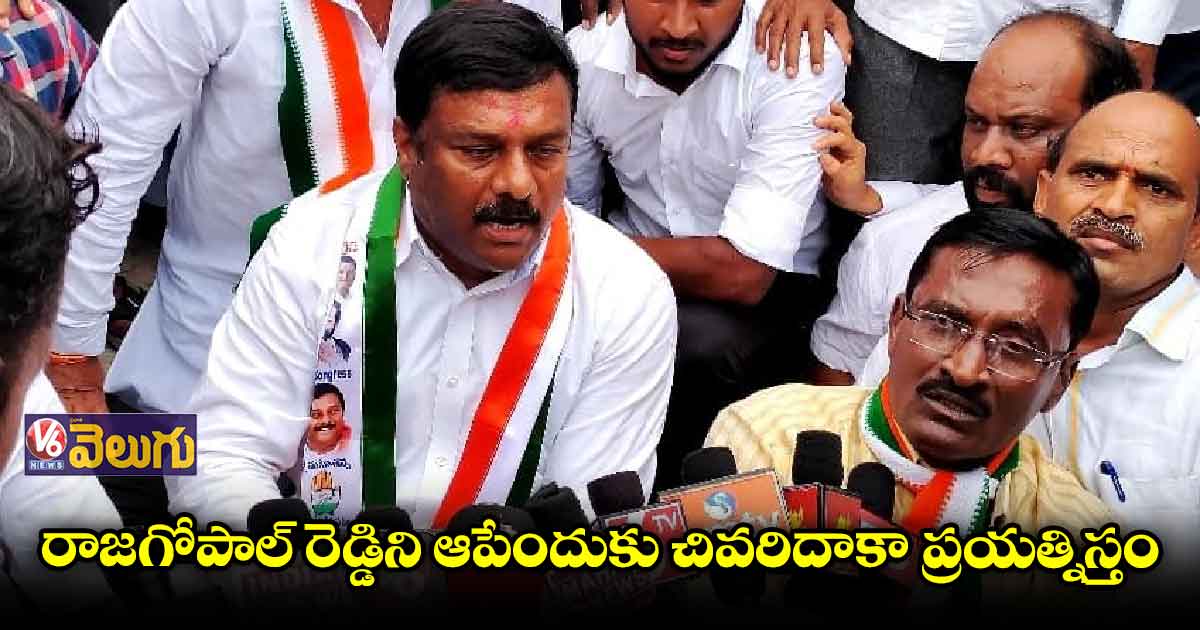 రాజగోపాల్ రెడ్డి పార్టీ మారుతారని అనుకోం