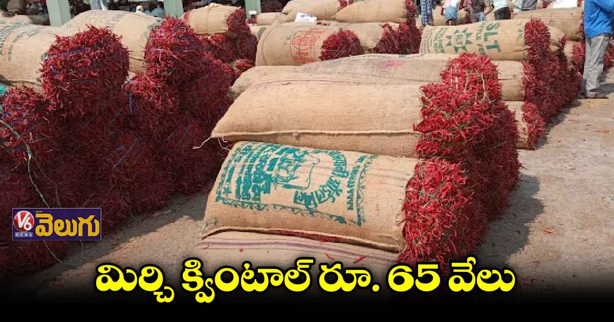 ఏనుమాముల మార్కెట్లో ఆల్ టైం రికార్డ్ధర