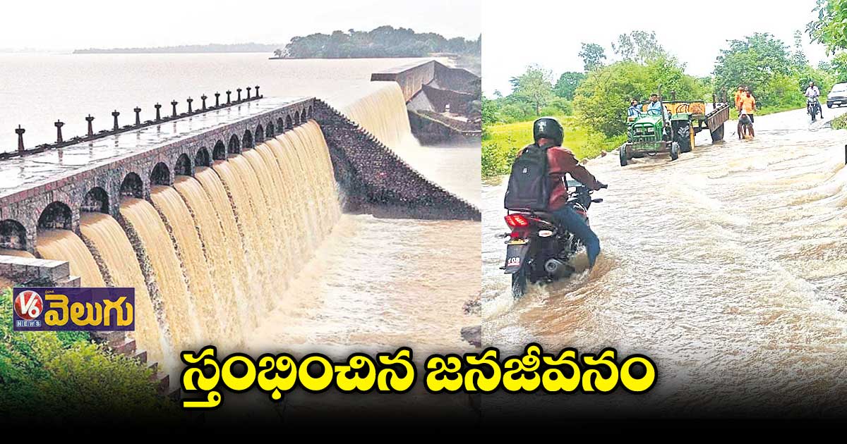 పొంగుతున్న వాగులు, నిండిన చెరువులు