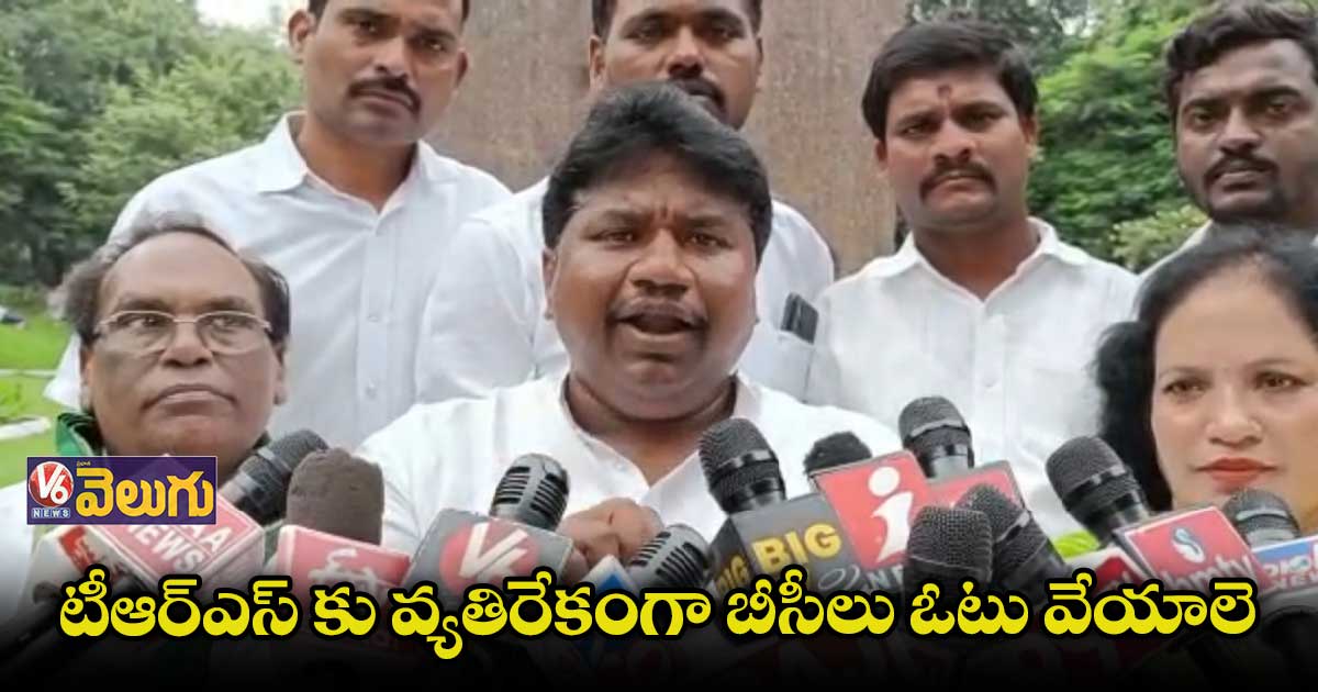 టీఆర్ఎస్ ను ఓడించాలని బీసీ పొలిటికల్ జేఏసీ పిలుపు