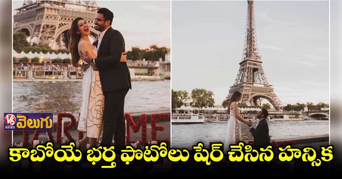 కాబోయే భర్త ఫొటోలు షేర్ చేసిన నటి హన్సిక
