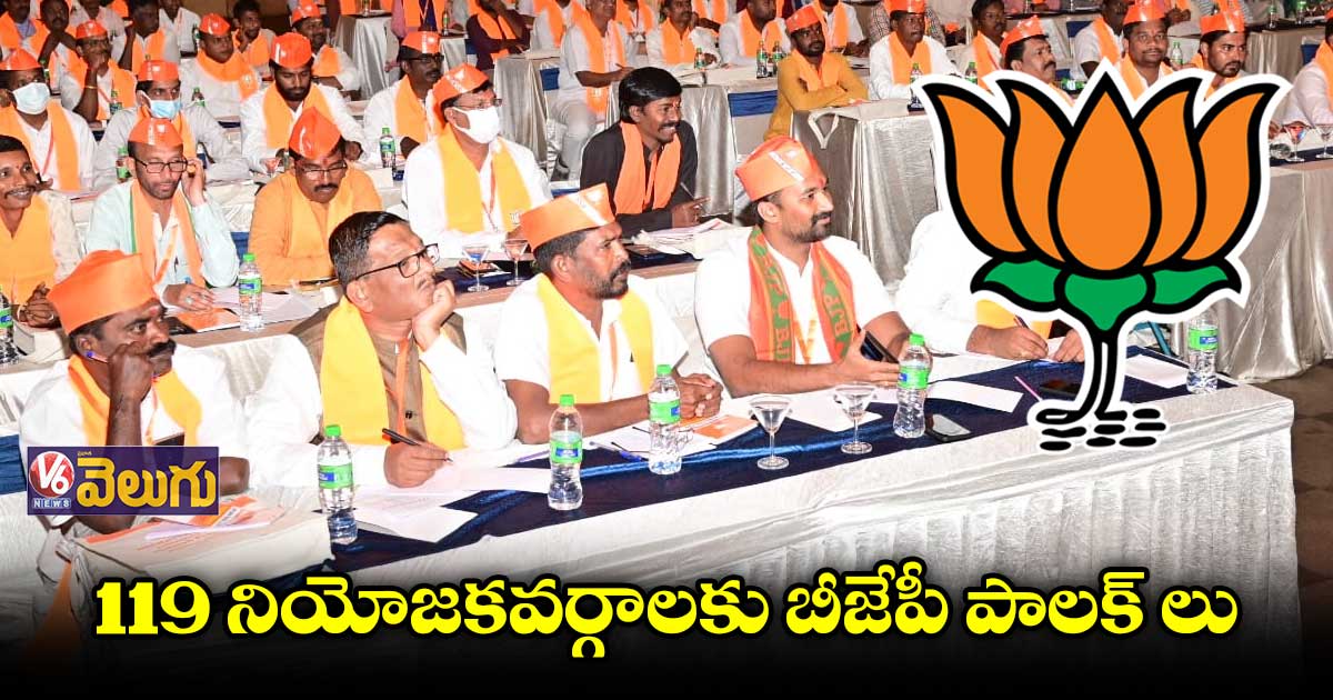 119 అసెంబ్లీ స్థానాలకు బీజేపీ పాలక్ల నియామకం