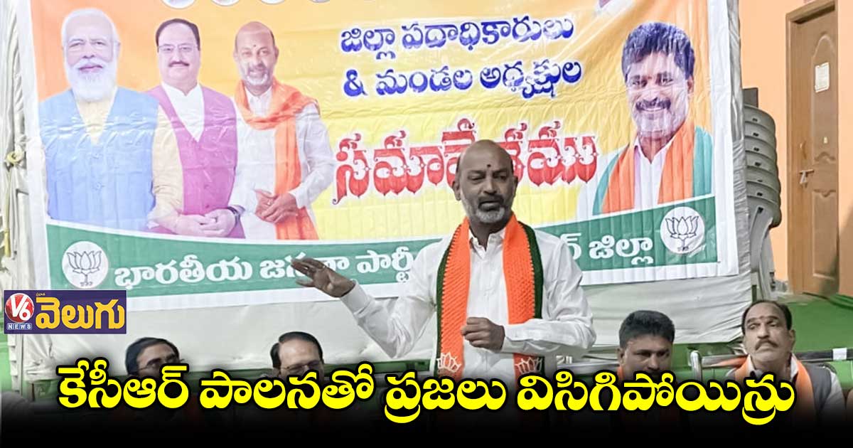 బీఆర్ఎస్ ప్రభుత్వ వైఫల్యాలను ప్రజల్లోకి తీసుకెళ్లాలి: బండి సంజయ్