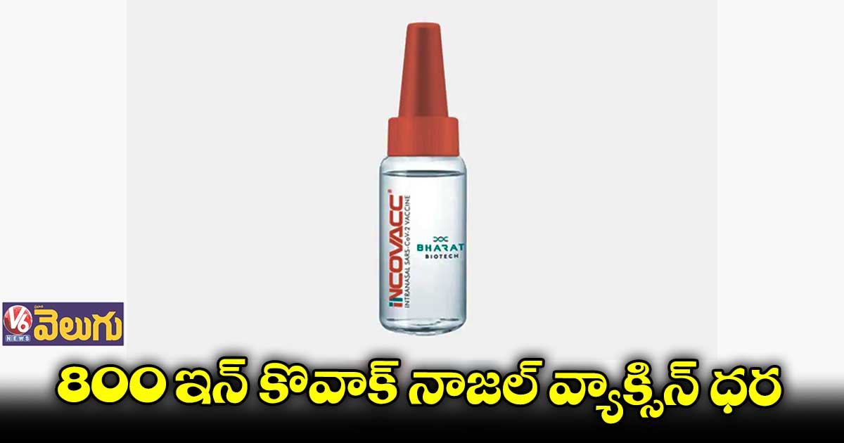జనవరి నాలుగో వారం నుంచి అందుబాటులోకి ఇన్ కొవాక్ నాజల్ వ్యాక్సిన్
