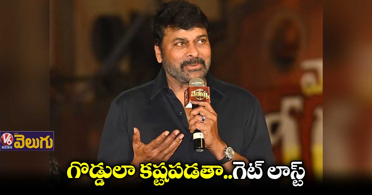 గొడ్డులా కష్టపడతా..గెట్ లాస్ట్ : చిరంజీవి