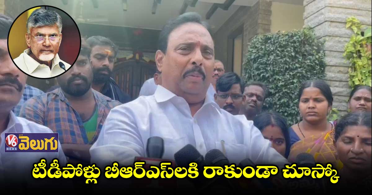 టీడీపోళ్లు బీఆర్ఎస్లకి రాకుండా చూస్కో : దానం నాగేందర్