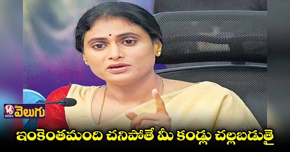 13 పేపర్లు చదివే చిన్నదొరకు రైతు ఆత్మహత్య వార్త కనిపించలేదా : వైఎస్ షర్మిల