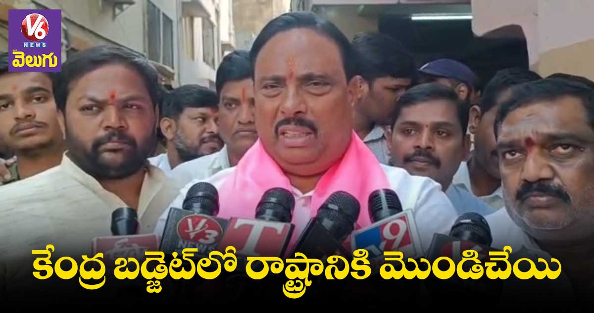 దేశానికి ఆదర్శంగా రాష్ట్ర బడ్జెట్ ఉంటది : ఎమ్మెల్యే దానం నాగేందర్