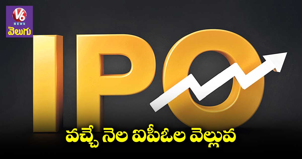 వచ్చే నెల ఐపీఓల వెల్లువ