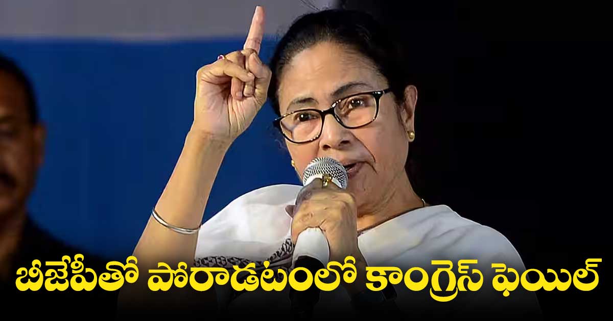 మోడీని ఎదుర్కోవడం రాహుల్తో కాదు! : సీఎం మమతా బెనర్జీ