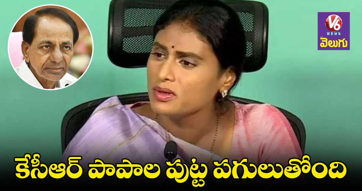 సీఎం కేసీఆర్ కు జైలు ఖాయం : షర్మిల