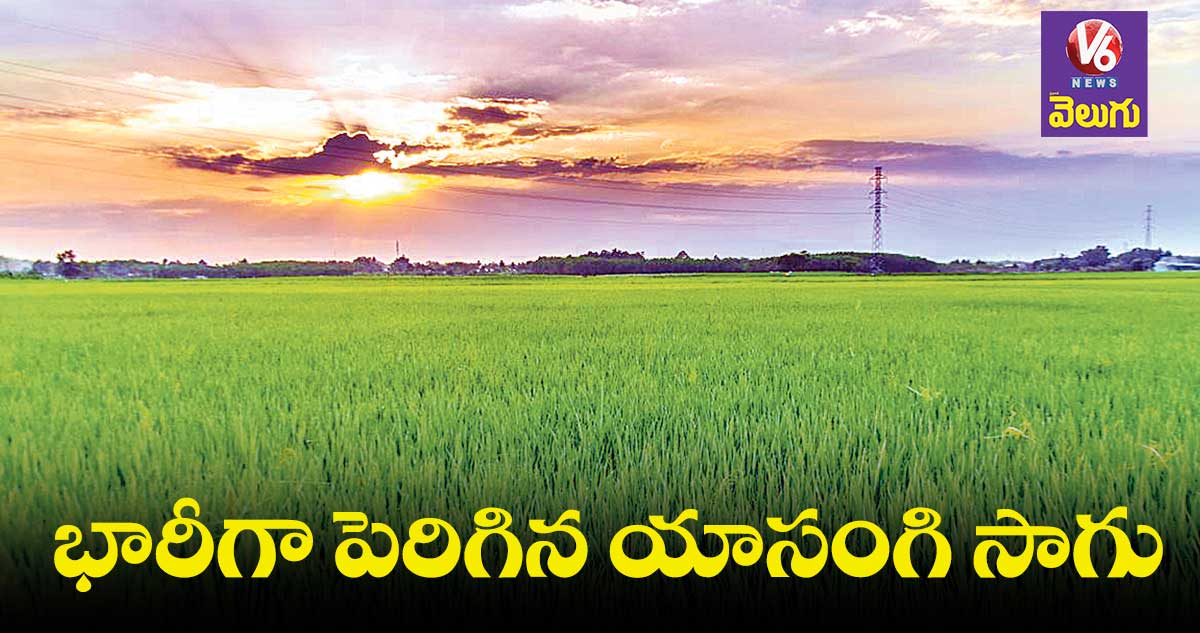 యాసంగి రికార్డు..73 లక్షల ఎకరాల్లో పంటల సాగు