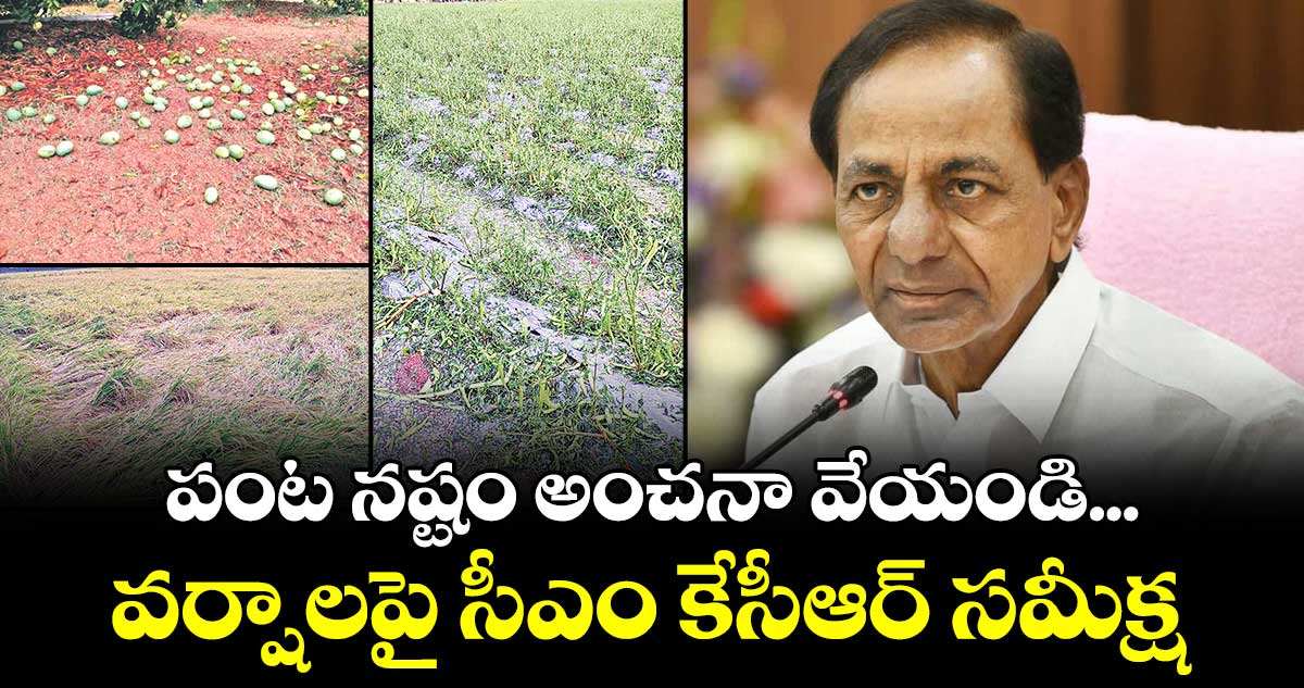 అకాల వర్షాలపై సీఎం కేసీఆర్ సమీక్ష 