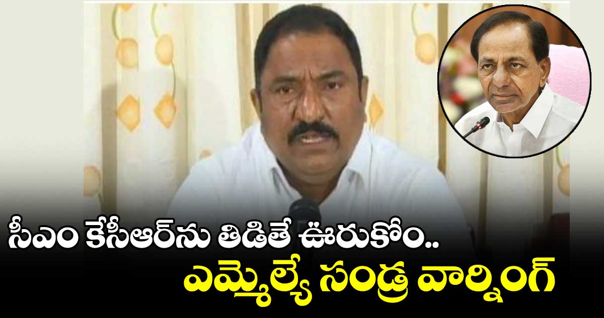 సీఎం కేసీఆర్ ను తిడుతూ రాజకీయాలు చేస్తే సహించేది లేదు