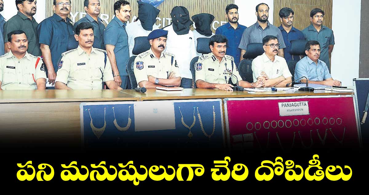 పని మనుషులుగా చేరి దోపిడీలు