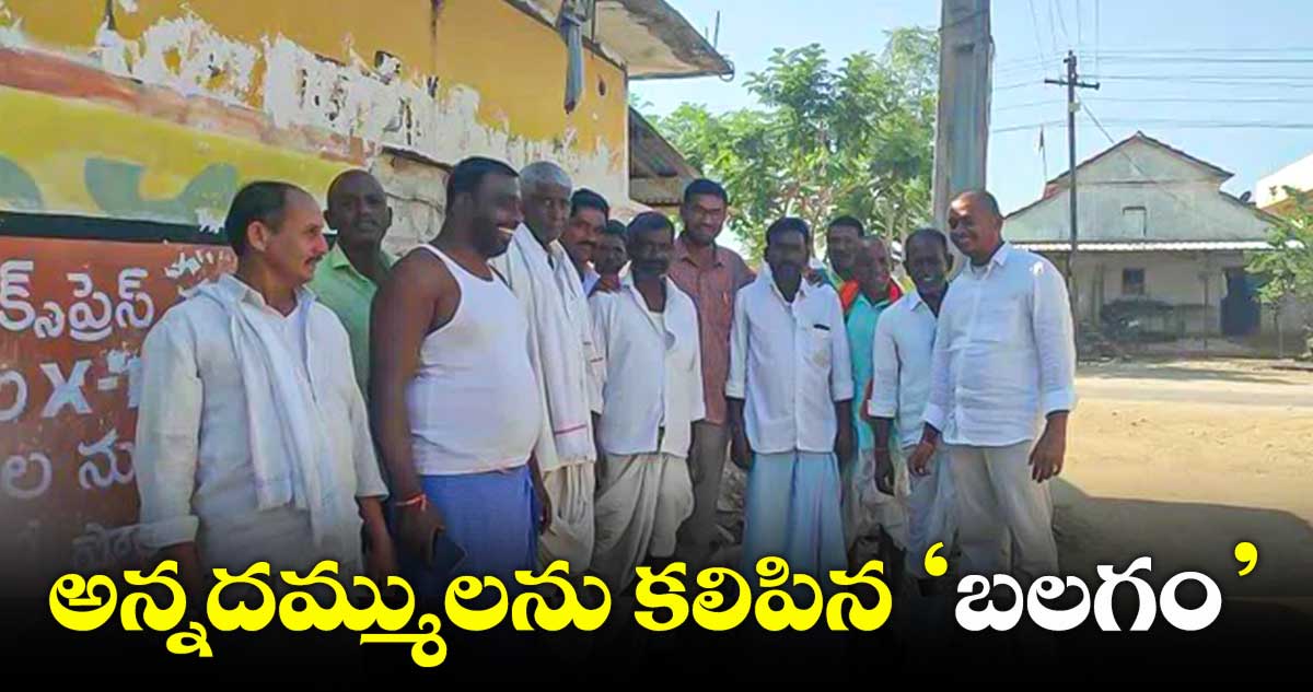 అన్నదమ్ములను కలిపిన బలగం సినిమా