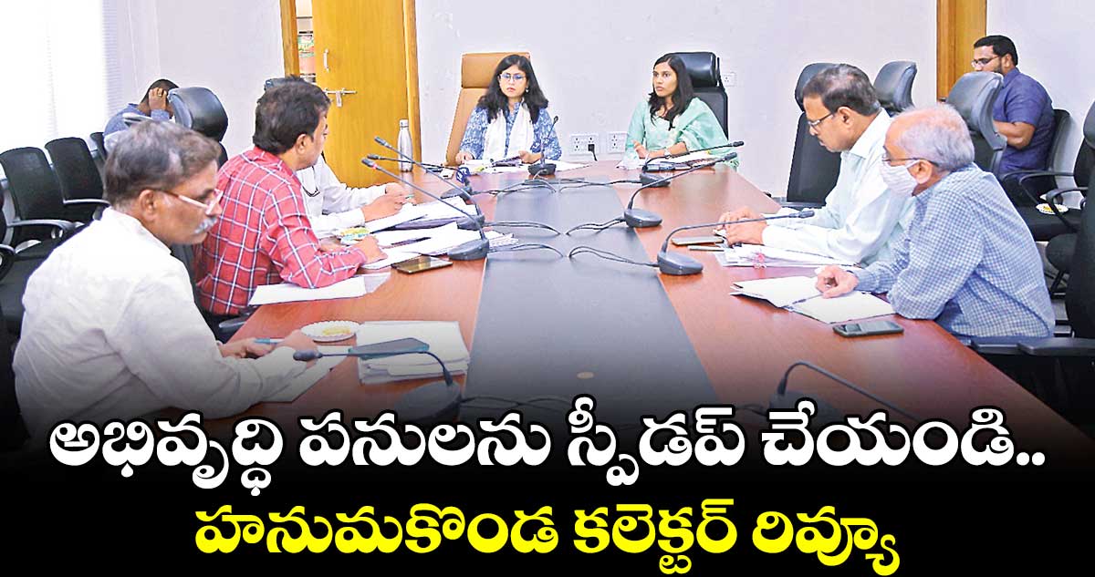 అభివృద్ధి పనులను స్పీడప్‌‌‌‌‌‌‌‌‌‌‌‌‌‌‌‌‌‌‌‌‌‌‌‌‌‌‌‌‌‌‌‌ చేయండి..హనుమకొండ కలెక్టర్ రివ్యూ