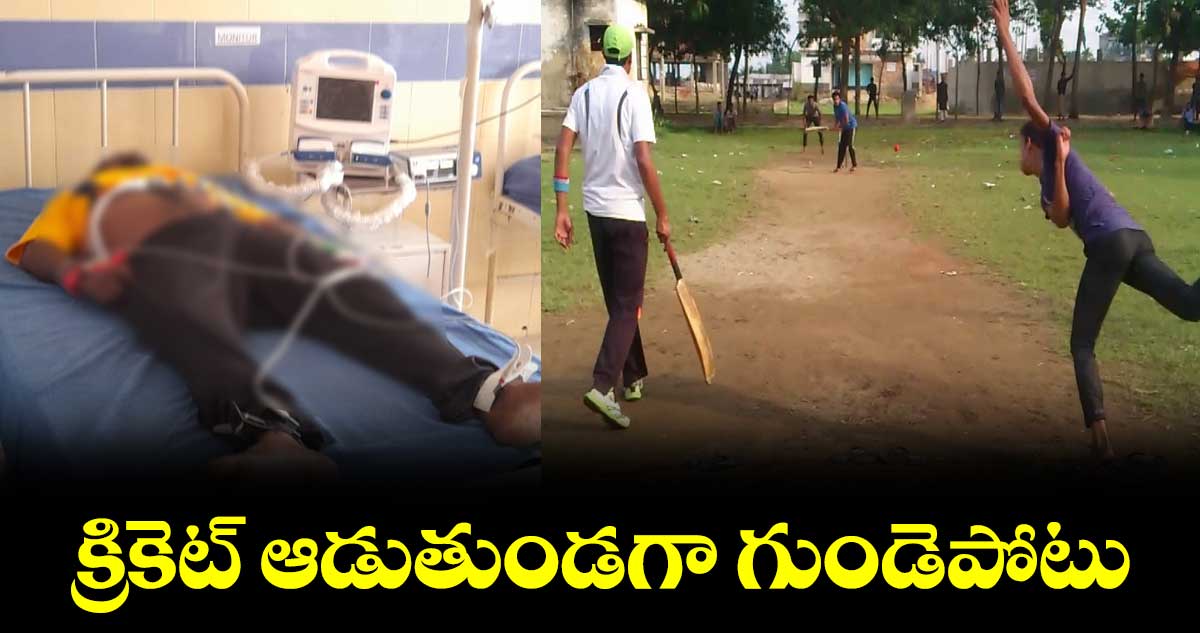 క్రికెట్ ఆడుతూ గుండెపోటుతో మృతి