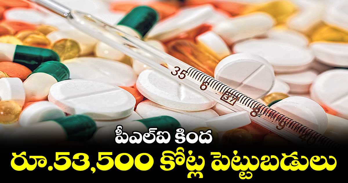 పీఎల్‌‌‌‌ఐ కింద రూ.53,500 కోట్ల పెట్టుబడులు