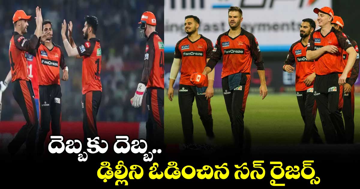 దెబ్బకు దెబ్బ.. ఢిల్లీని ఓడించిన సన్ రైజర్స్