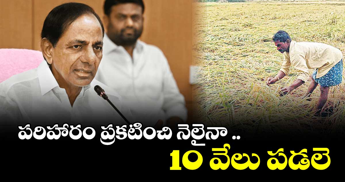 పరిహారం ప్రకటించి నెలైనా 10 వేలు పడలె