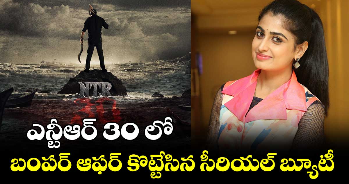 ఎన్టీఆర్30లో బంపర్ ఆఫర్ కొట్టేసిన సీరియల్ బ్యూటీ