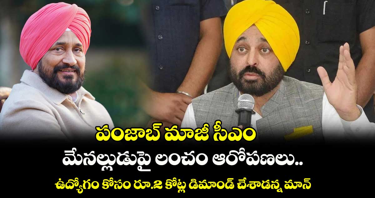 చన్నీ మేనల్లుడుపై పంజాబ్ సీఎం మాన్ తీవ్ర ఆరోపణలు