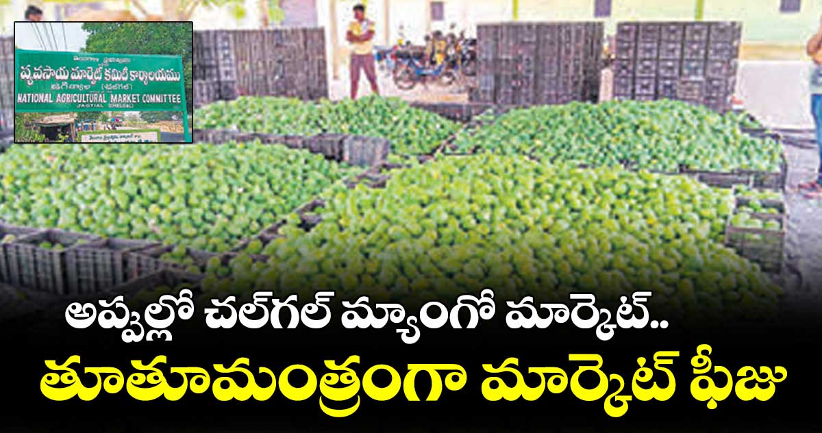 అప్పుల్లో చల్గల్ మ్యాంగో మార్కెట్