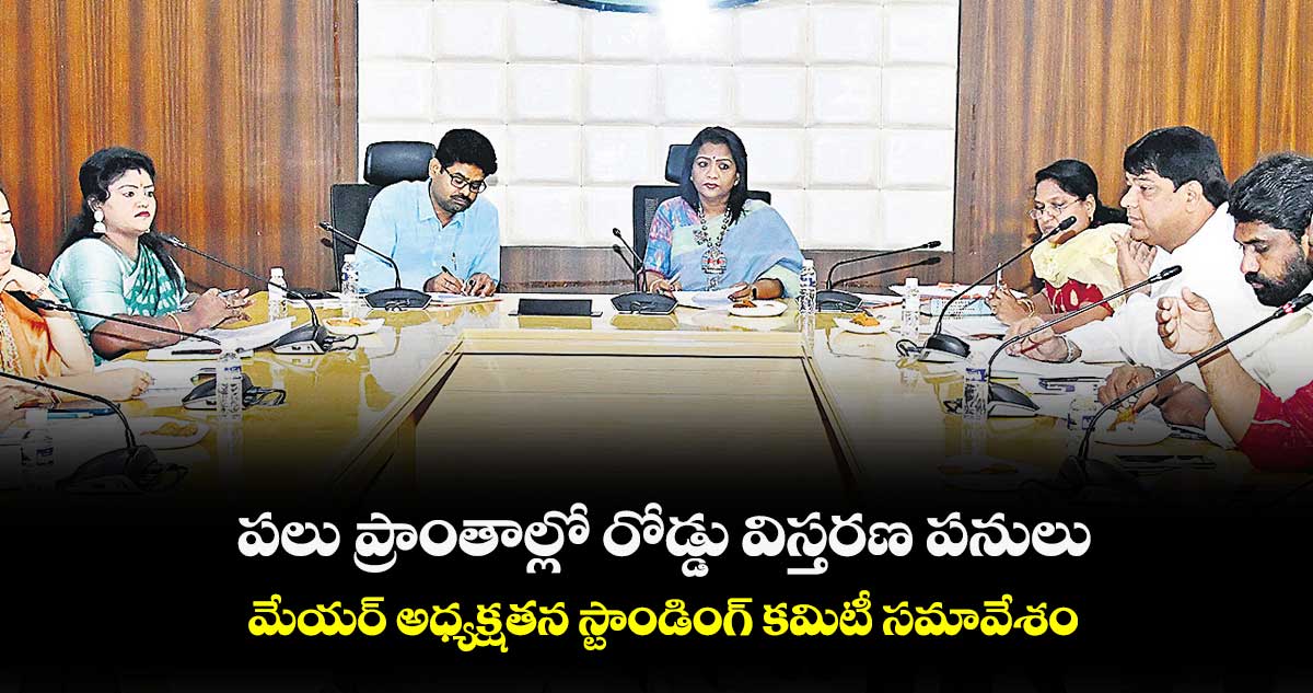 పలు ప్రాంతాల్లో రోడ్డు విస్తరణ పనులు: మేయర్ విజయలక్ష్మి