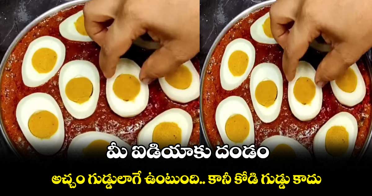 మీ ఐడియాకు దండం : అచ్చం గుడ్డులాగే ఉంటుంది.. కానీ కోడి గుడ్డు కాదు..