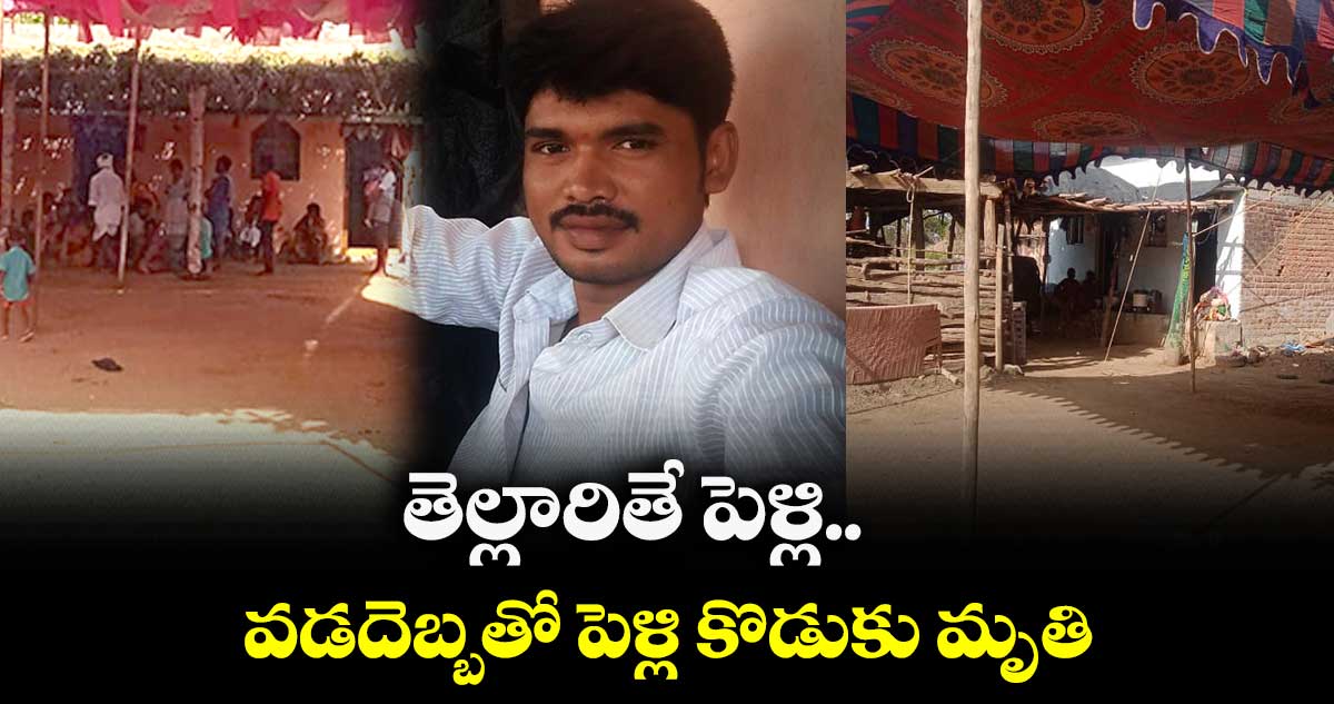 తెల్లారితే పెళ్లి.. వడదెబ్బతో పెళ్లి కొడుకు మృతి