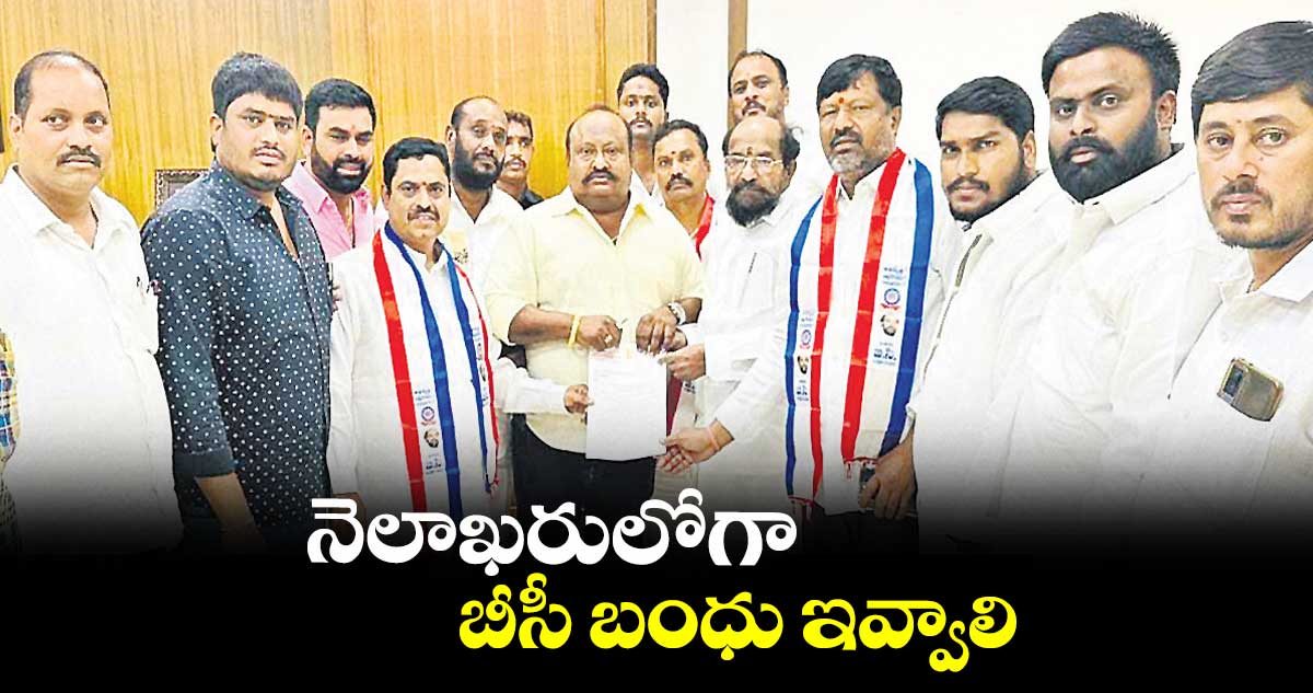 నెలాఖరులోగా బీసీ బంధు ఇవ్వాలి: ఆర్.కృష్ణయ్య