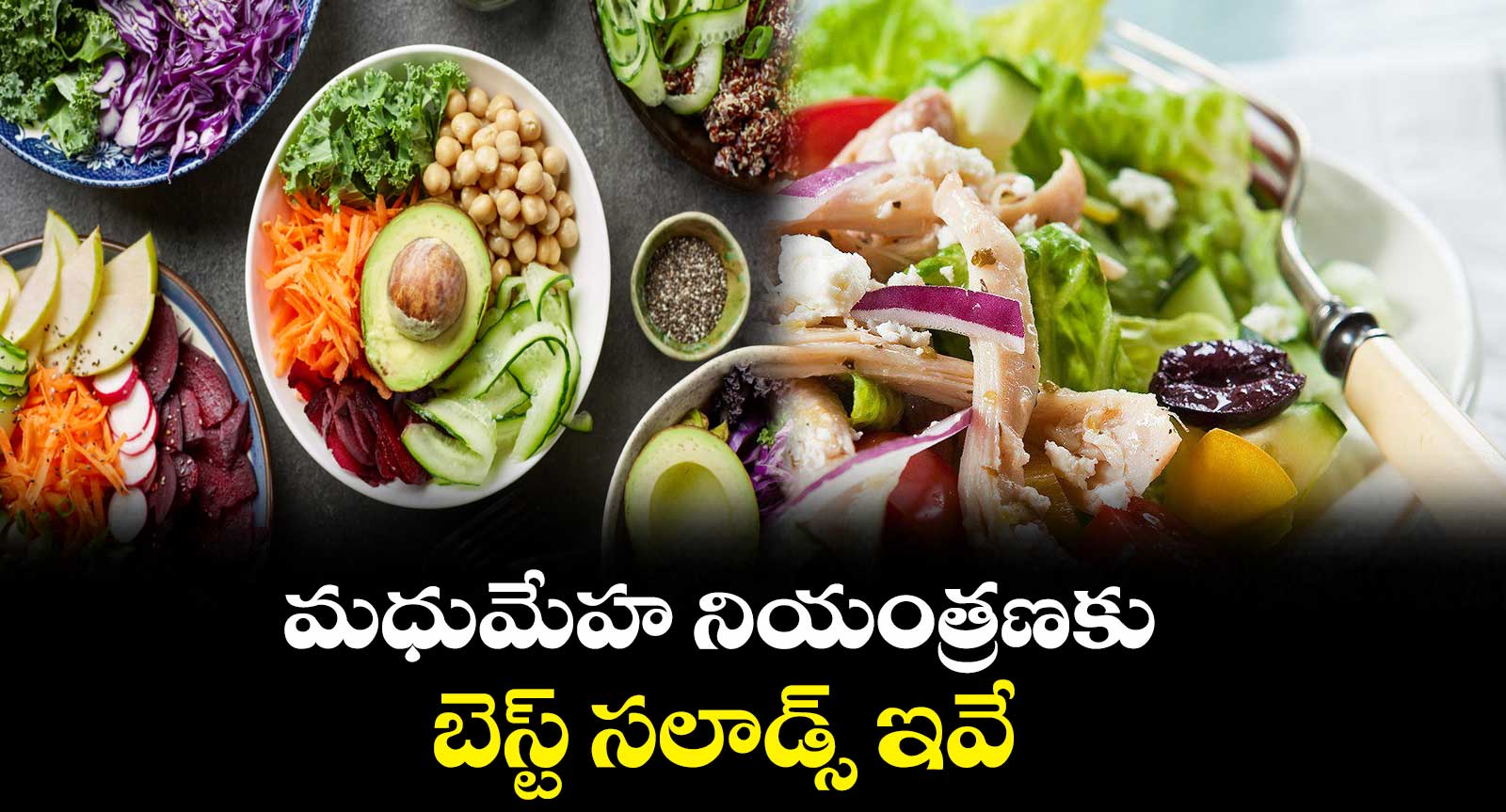 Salad selections: మధుమేహ నియంత్రణకు బెస్ట్ సలాడ్స్ ఇవే