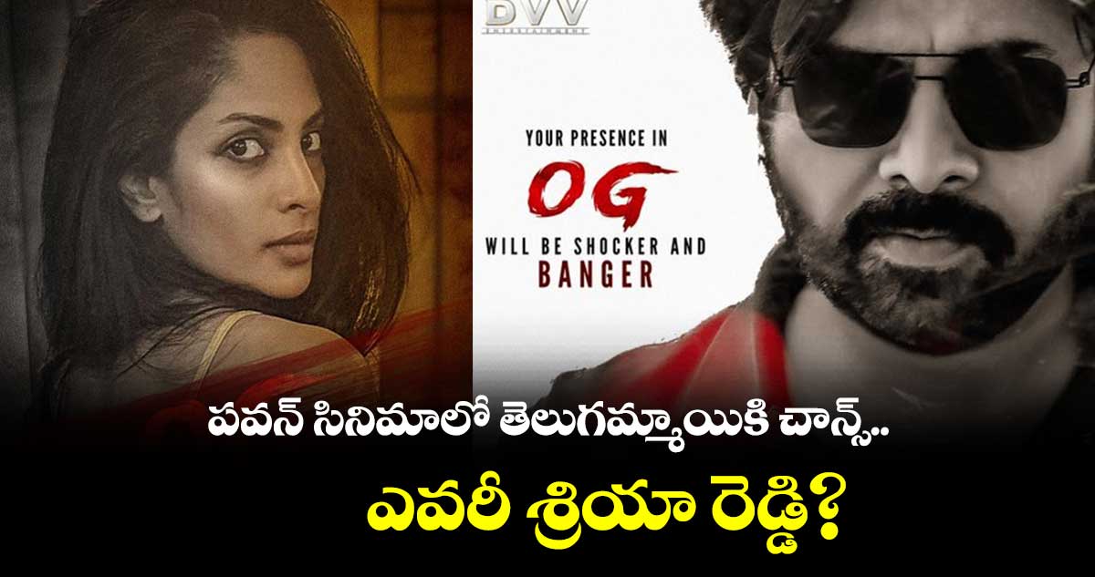 పవన్ సినిమాలో తెలుగమ్మాయికి చాన్స్..ఎవరీ శ్రియా రెడ్డి?